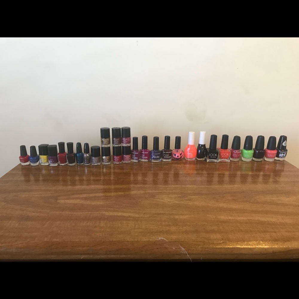 Nail polish and lipstick